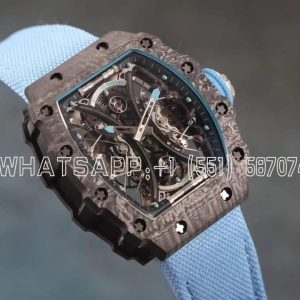 Richard Mille RM053-01 Pablo MacDonough Tourbillon Blue nylon cord strap